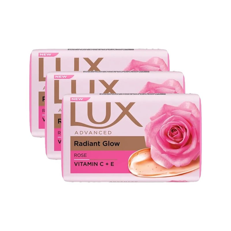 LUX Soft Touch Silk Essence & Rose Water Soap Bar,5.2 Ounce (Pack of 3) - Image 1